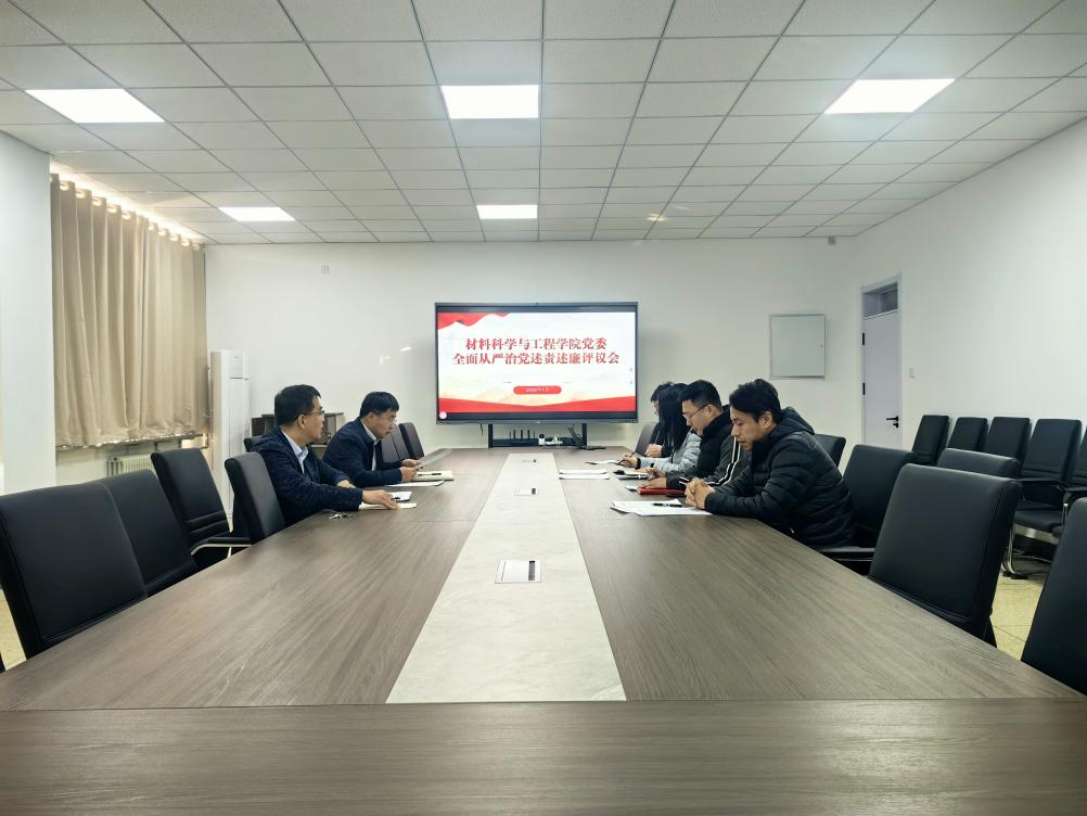 材料科学与工程学院党委召开2025年度党支部书记述职评议...